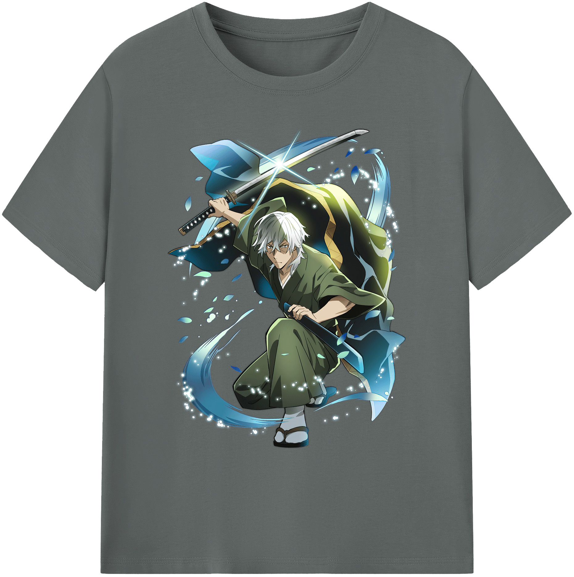 （画像用） 文豪ストレイドッグス Bungo Stray Dogs 綿100％ メンズ半袖Tシャツ｜肌触りやわらか＆通気性